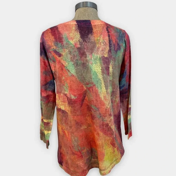 SOFT‎ Surroundings Multi-Color Long Sleeve Top PM - Picture 2 of 5